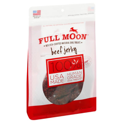 Full Moon Dog Treats Beef Jerky - 6 Oz