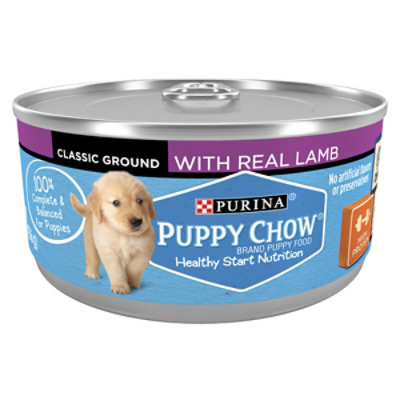 Puppy Chow Dog Food Wet Lamb - 5.5 Oz - tomthumb