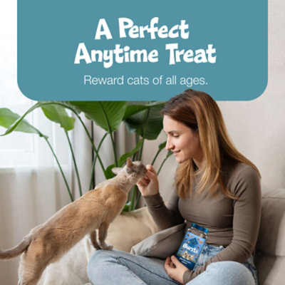 Blue Buffalo Bursts Crunchy & Creamy Cat Treats Great for Training - Savory Seafood - 5 Oz - Image 4