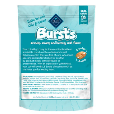 Blue Buffalo Bursts Crunchy & Creamy Cat Treats Great for Training - Savory Seafood - 5 Oz - Image 2