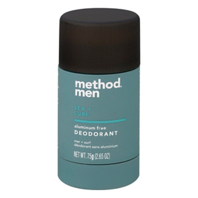 Method Mens Alluminum Free Deodorant Sea & Surf - 2.65 Oz