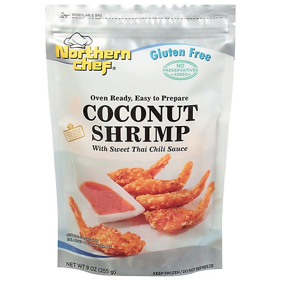 Northern Chef Oven Ready Coconut Shrimp With Thai Sweet Chili Sauce - 9 Oz.