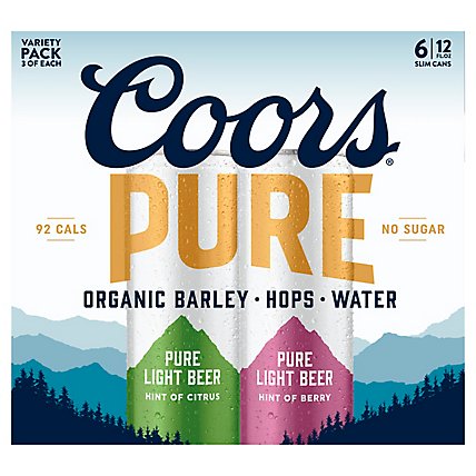 Coors Peak Variety In Cans - 6-12 Fl. Oz. - Image 1