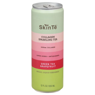 Skinte Tea Sprkl Collagen Grpfrt - 12 Fl. Oz. - Image 1