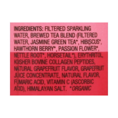 Skinte Tea Sprkl Collagen Grpfrt - 12 Fl. Oz. - Image 5