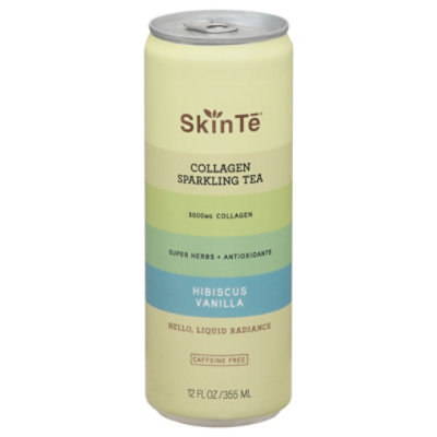 Skinte Tea Sprkl Collagen Hbscs - 12 Fl. Oz. - Image 3
