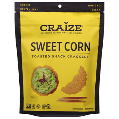 Craize Extra Thin & Crunchy Sweet Corn Toasted Corn Crisps - 4 Oz. - Image 3