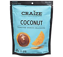 Craize Extra Thin & Crunchy Coconut Toasted Corn Crisps - 4 Oz.
