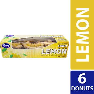 Franz Donut Old Fashioned Lemon 6 Count - 12 Oz