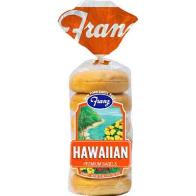 Franz Bagels Premium Hawaiian 6 Count - 18 Oz - Image 2