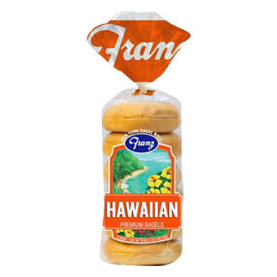 Franz Bagels Premium Hawaiian 6 Count - 18 Oz - Image 1