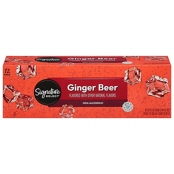 Signature SELECT Ginger Beer Naturally Flavored - 12-12 Fl. Oz.