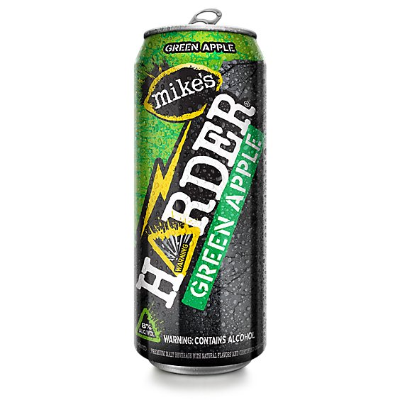 Mikes Harder Green Apple In Cans - 16 Fl. Oz.