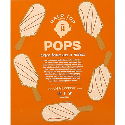 Halo Top Ice Cream Pops Light Sea Salt Caramel - 5-3.5 Fl. Oz. - Image 6