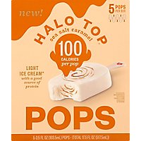 Halo Top Ice Cream Pops Light Sea Salt Caramel - 5-3.5 Fl. Oz. - Image 2