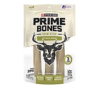 Prime Bones Dog Treats Long Lasting Chew Treats Venison - 9.7 Oz