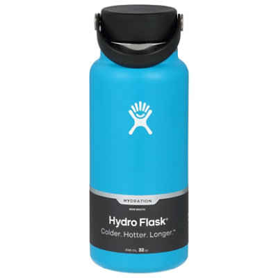 Hydro Flask Water Bottle - Wide Mouth Straw Lid 2.0 - 32 oz, Watermelon
