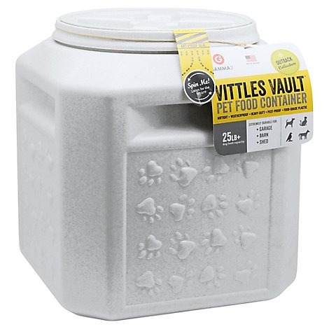 Gamma2 Vittles Vault Outback 25 Lb, Airtight Food Storage Container 25 Lb