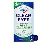 Clear Eyes Advanced Dry And Itchy - .5 Oz