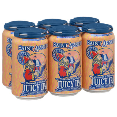 Saint Arnold Juicy Ipa In Cans - 6-12 Fl. Oz. - Image 1