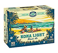 Kona Light Blonde Ale In Cans - 12-12 Fl. Oz.