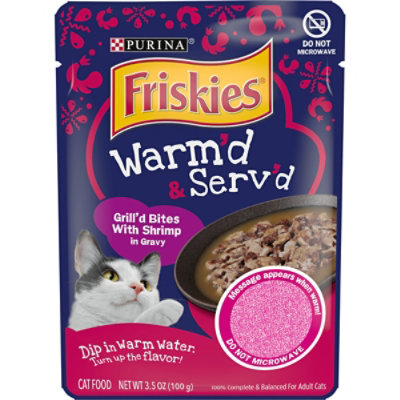 Friskies Cat Food Wet Warmd & Servd - 3.5 Oz - shaws