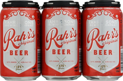 Rahr Original In Cans - 6-12 Fl. Oz. - Image 2