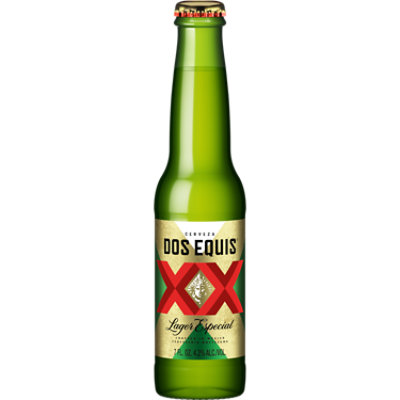Dos Equis Mexican Lager Beer Bottles - 6-7 Fl. Oz. - Image 4
