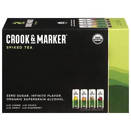 Crook & Marker Spiked Tea Variety Pack - 8-11.5 Fl. Oz. - Image 3