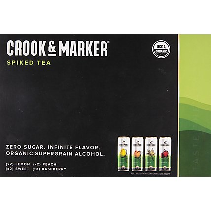 Crook & Marker Spiked Tea Variety Pack - 8-11.5 Fl. Oz. - Image 2