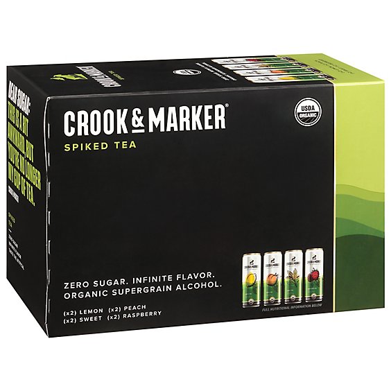 Crook & Marker Spiked Tea Variety Pack - 8-11.5 Fl. Oz.