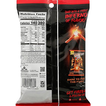 Slim Jim Fire Fries Inferno Flavored Potato Snacks - 2.75 Oz - Image 6