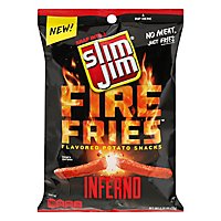 Slim Jim Fire Fries Inferno Flavored Potato Snacks - 2.75 Oz - Image 1