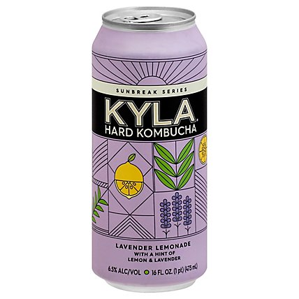 Kyla Hard Kombucha Sunbreak 2 Lavender Lemonade In Cans - 16 Fl. Oz. - Image 3