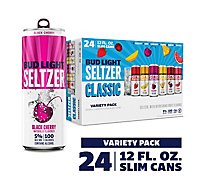 Bud Light Gluten Free Hard Seltzer Variety Pack Slim Cans - 24-12 Fl. Oz.