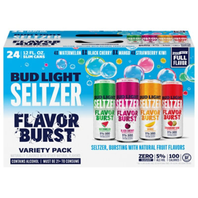 Bud Light Seltzer Variety Pack In Cans - 24-12 Fl. Oz.