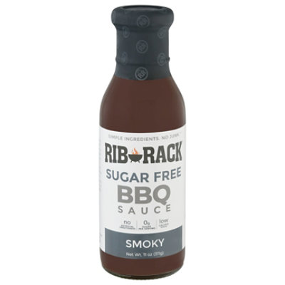 Rib Rack Sauce Bbq Smoky Sf - 11 Oz