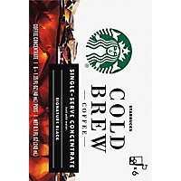Starbucks Signature Black Single Serve Concentrate Cold Brew Coffee Pods Box 6 Count - Each - Image 6