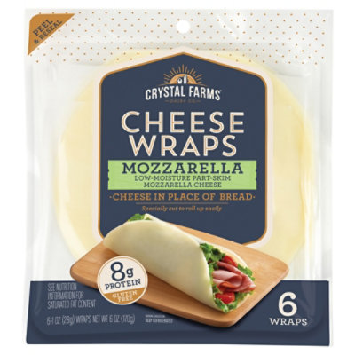 Crystal Farms Mozz Cheese Wraps 6 Oz JewelOsco