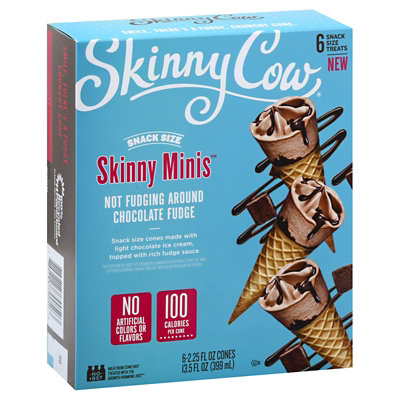 Skinny Cow Mini Chocolate Fudge Cone - 9.224 Oz - Image 4