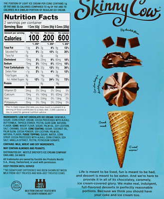 Skinny Cow Mini Chocolate Fudge Cone - 9.224 Oz - Image 2