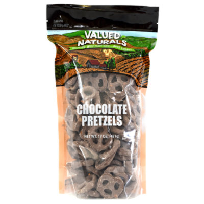 Valued Naturals Chocolate Covered Pretzels - 17 Oz. - Image 1