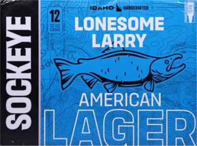 Sockeye Lonesome Larry Lager In Cans - 12-12 Fl. Oz. - Image 4