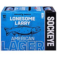 Sockeye Lonesome Larry Lager In Cans - 12-12 Fl. Oz. - Image 1