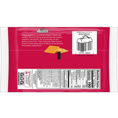Austin Cheddar Cheese Sandwich Crackers - 8-1.38 Oz - Image 7