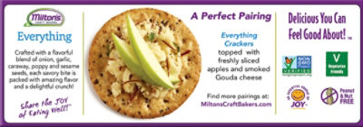 Milton's Craft Bakers Everything Gourmet Crackers - 8.4 Oz - Image 5