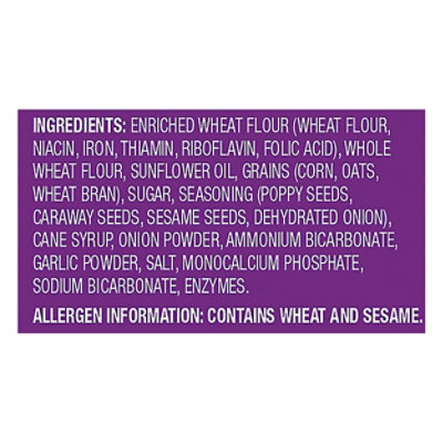 Milton's Craft Bakers Everything Gourmet Crackers - 8.4 Oz - Image 4