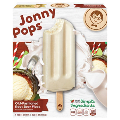 JonnyPops Frozen Treats Old Fashioned Root Beer With Fresh Cream - 4-2.06 Fl. Oz. - Image 3