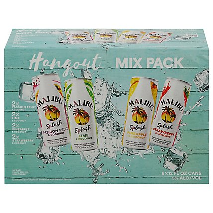 Malibu Splash Variety Pack In Cans - 8-12 Fl. Oz. - Image 3