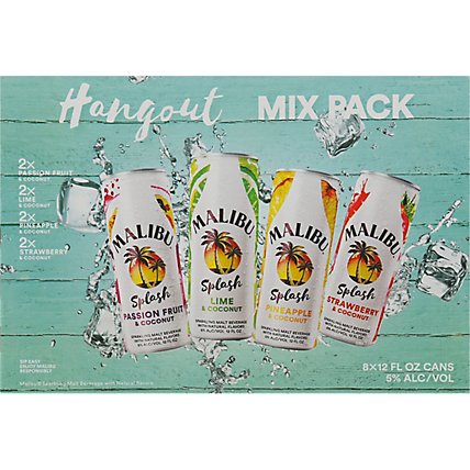 Malibu Splash Variety Pack In Cans - 8-12 Fl. Oz. - Image 4
